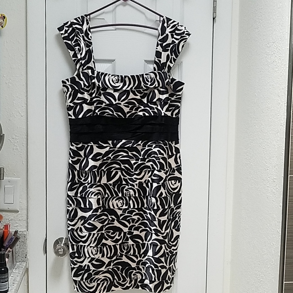 Satin cocktail dress